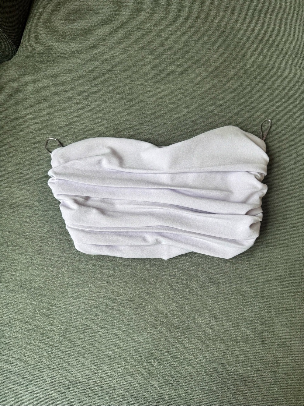 Zara Crop Corset Draped Top - Small